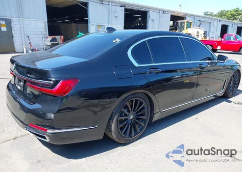 2020 BMW 740I xDrive z USA, uszkodzony, nr VIN WBA7T4C03LGF97293